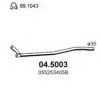 AUDI 055253405B Exhaust Pipe